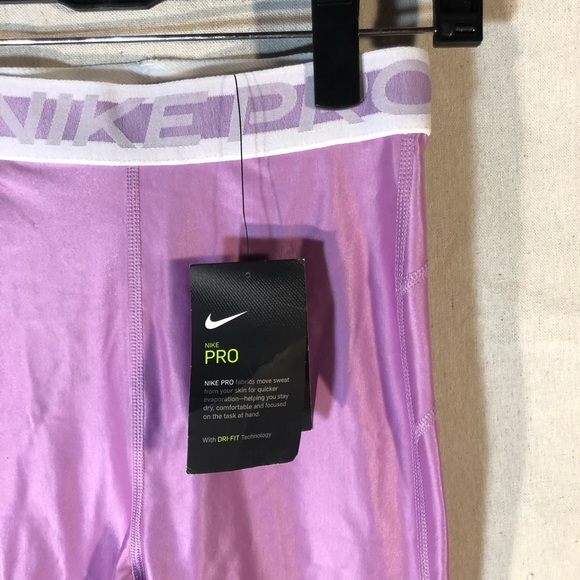 Womens Nike Pro High Waisted Leggings - Picture 2 of 5